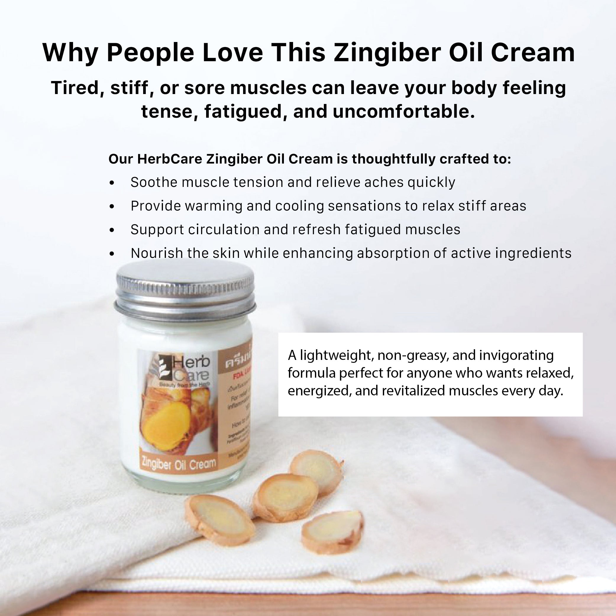 Zingiber Oil Cream